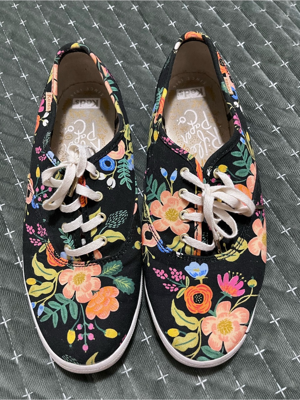 Keds Rifle Paper Co. Shoes 8.5 Wide Width